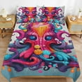 thumbnail image 2 of Colorful Octopus Bedding Set with Zipper Closure for Girls & Boys, 2 of 6