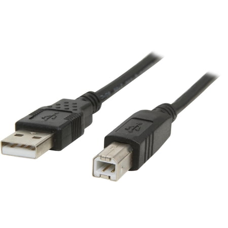 UPC: 0757120281047 | C2G 28104 USB Cable – USB 2.0 A Male to B Male Cable for Printers  Scanners  Brother  Canon  Dell  Epson  HP and more  Black (16.4 Feet  5 Meters)