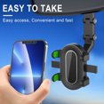 thumbnail image 2 of Multifunctional Car Rearview Mirror Phone Mount Holder with 360 Rotation Adjustable Clip for GPS Navigation Universal Fit for iPhone Samsung Smartphones in Vehicle Kitchen Bedroom, 2 of 8
