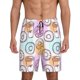 thumbnail image 1 of Fotbe Donuts and Coffee Pantalones Cortos de Pijama para Hombre, Ropa de Dormir, Pantalones de Pijama Cortos para Hombre-Medium, 1 of 6