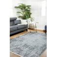 thumbnail image 3 of Polevskoy Grey Modern Polyester Area Rugs for Living Room Washable Rugs Boho Moroccan Area Rug Soft Geometric Bohemian Distressed Indoor Rug for Bedroom Dining Room Office Foldable Nonslip Rug, 3 of 9