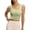 Green, variant on Tank Tops for Women Square Neck Sleeveless Quick Dry Running Tees Summer Stretchy Athletic Tops with Built in Bra