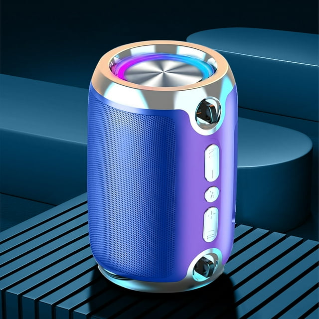Altavoz Bluetooth inteligente ZJT250120157 | Minialtavoz inalámbrico portátil con sonido envolvente de 360° y alto volumen | Conexión Bluetooth 5.1 estable | Micrófono con cancelación de ruido |