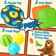 thumbnail image 2 of Juego de rompecabezas para perros Forfon All-Around con tapete para lamer y bolas de golosinas, 2 of 7