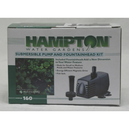 Hampton Water Gardens Pump/Fountain Kit 160 Gph