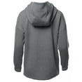 thumbnail image 3 of A2Y Women's Casual Kangaroo Pocket Zip Up Snap Button Sweatshirt Hoodie Jacket (S-3XL) Mid Grey XL, 3 of 5