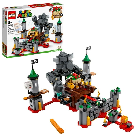 LEGO Super Mario Bowser’s Castle Boss Battle Expansion Set 71369 Building Kit; Collectible Toy for Kids to Customize Their LEGO Super Mario Starter Course (71360) Playset, New 2020 (1,01