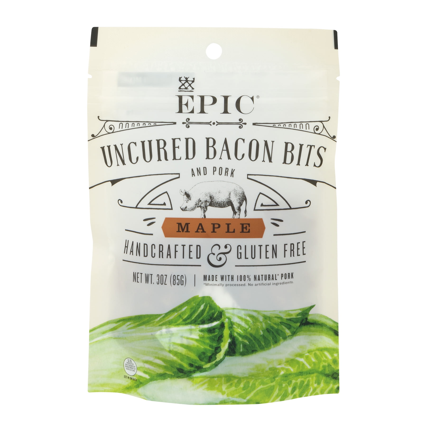 EPIC Uncured Bacon Bits And Pork Maple, 3.0 OZ