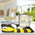 thumbnail image 5 of SKYSONIC Absorbent Dish Drying Mat Bee Kitchen Counter Mat Protector,Reversible,Extra Large 24 x 18 Inches, 5 of 7