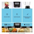 thumbnail image 3 of Licuadora Chefman 1.5 Litros 4 Velocidades 400 W Negro, 3 of 4
