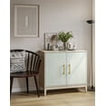 thumbnail image 6 of Sango Shagreen Wooden 2-Door Accent Cabinet with Textured Handle and Durable Storage, Natural Finish, 6 of 7