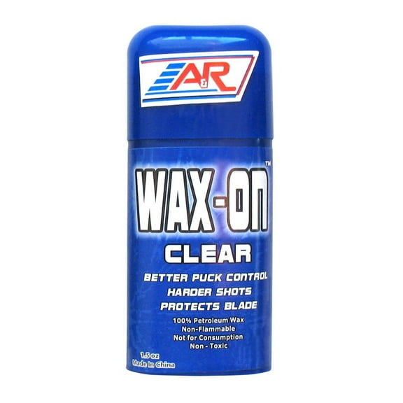 A&R Sports Wax-On Hockey Stick Wax, Clear