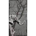 thumbnail image 3 of OnRei 14x24 Black Modern Framed Museum Art Print Titled - Gery Elephant, 3 of 5