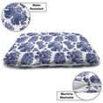 thumbnail image 3 of Traditional Pet Bed, Watercolor Chinese Lotus Purple Mallow Flowers Pattern, Chew Resistant Pad for Dogs and Cats Cushion with Removable Cover, 24" x 39", Lilac Purple White, by Ambesonne, 3 of 4