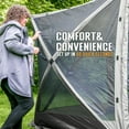 thumbnail image 4 of CLAM Quick-Set Traveler 6 x 6 Foot Portable Outdoor 4 Sided Canopy Shelter, 4 of 12