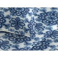 thumbnail image 3 of Ambesonne Floral Design Quilted Bedspread Set 3 Pcs, Christmas Flowers Art, Twin, Dark Lavender Soft Blue, 3 of 4