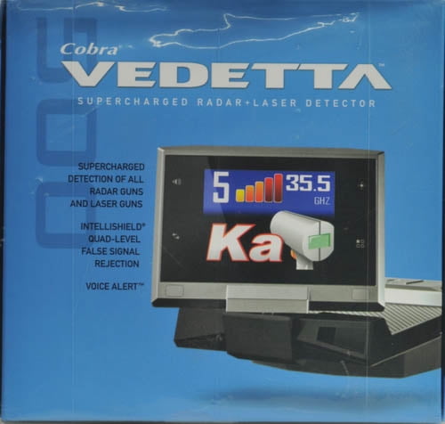 Cobra Vedetta Slr 500 Radar Laser Detector With Color Lcd Screen New Open Box Walmart Com Walmart Com