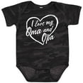 thumbnail image 3 of Inktastic I Love My Oma and Opa in White Chalk Heart Boys or Girls Baby Bodysuit, 3 of 5
