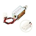 thumbnail image 3 of Uxcell 3mm/90g 0mm/250g Pull Type Mini Solenoid Electromagnet Open Frame Motion Metal Silver Tone 1pcs, 3 of 4
