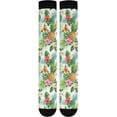 thumbnail image 7 of GZHJMY 1 Pair Tropical Pineapple Leaves Compression Socks 20-30mmHg Knee High Women Socks Tube Athletic Stockings for Men Sport Soccer Running Cycling Medical Nurse Winter Travel, 7 of 7
