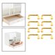 thumbnail image 3 of 1/12 Pulls Dollhouse Toy Model Drawer Handle Cabinet Door Pull Handles Door Handle for Furniture Cabinet 8Pcs Hugo Mini tiradores, 3 of 10