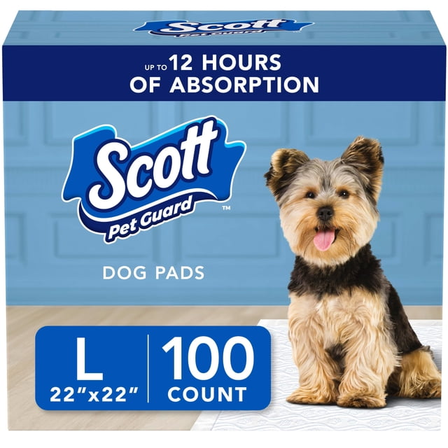 Almohadillas grandes para perros Scott de 56 x 56 cm, paquete de 100