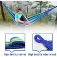 thumbnail image 3 of Bilot Hammock with Stand 2 Person Heavy Duty Portable Hammock Stand with 9 FT Space Saving Steel Stand&nbsp;Portable Carrying Case Weather-Resistant Finish for Outdoor or Indoor Patio Backyard Garden, 3 of 8