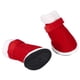 thumbnail image 5 of Zapatos cálidos de Navidad para mascotas, 4 piezas de zapatos de invierno para perros de algodón para mascotas, zapatos de Navidad para perros, características mejoradas Jadeshay A, 5 of 8