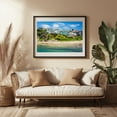 thumbnail image 3 of Bluffs above the Beach - Capitola California Photography Black Framed Wall Art Print 12 x 18 inches, 3 of 4