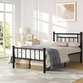 thumbnail image 4 of Walsunny Twin Size Metal Platform Bed Frame with Headboard and Footboard, No Box Spring Needed, Easy Assembly Anti-Slip Support, 4 of 7