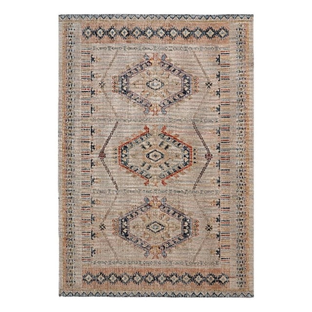 Linon Great Zero Lana Tapis en Polyester 8'x10 Pieds Ivoire