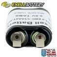 thumbnail image 4 of 2pc Exell Custom NiMH 4.8V 300mAh (4x1/3AA ) Battery Pack w/ Tabs, 4 of 5