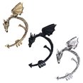 thumbnail image 4 of KAKOWELY Gothic Punk Ear Clips in Assorted Colors with Stylish Retro Design for Decorative Use alloy,3.31"X1.57"X0.2", 4 of 4