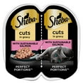 thumbnail image 3 of (1 pack) Sheba Perfect Portions With Sustainable Salmon Cuts in Gravy Cat Food, 2.6 oz Twin-Pack Trays, 3 of 14