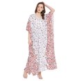 thumbnail image 2 of Gypsie Blu Boho Plus Size Long Kaftans Dress Maxi Kimono Dresses Summer Sleepwear Beach Dress Caftan Style, 2 of 7