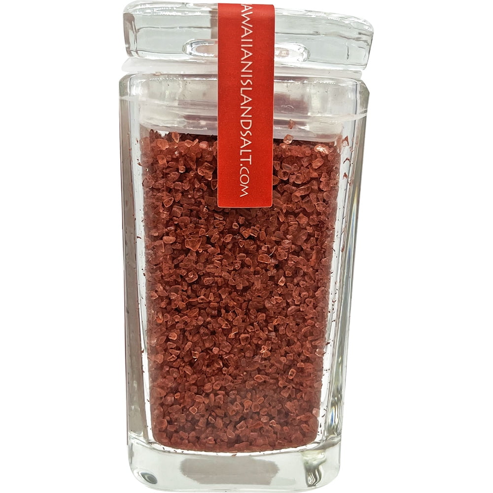 Hawaiian Island Salt Company Pa'akai o ka 'Aina "Salt of the Earth" Salt 4oz Glass Jar