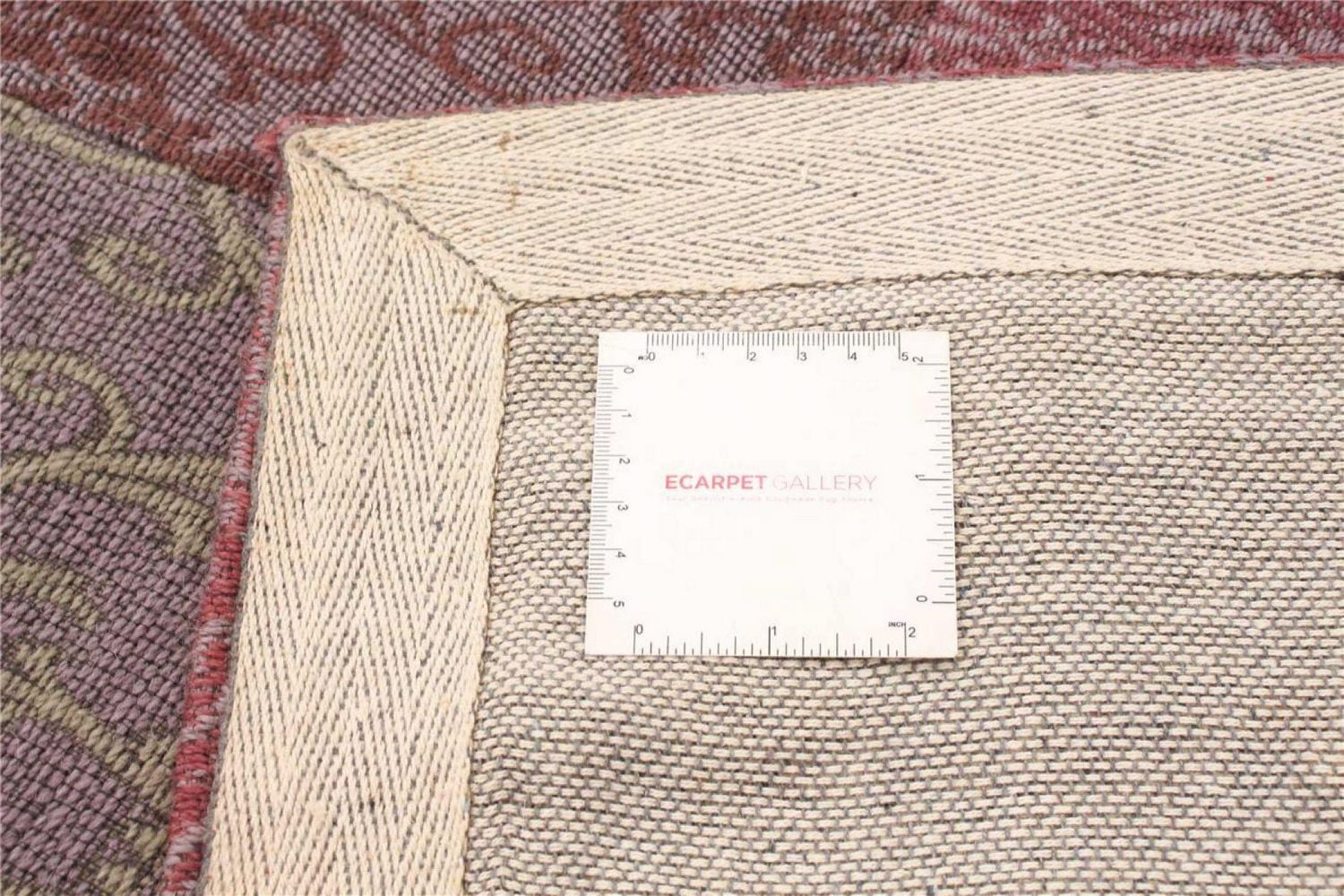 ECARPETGALLERY 5'5" x 7'5"  Transitional Collage Handmade Area Rug for Living Room, Dining Room and Bedroom in Grey