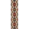 SAFAVIEH Soho Frosina Floral Wool Runner Rug, Ivory/Red, 2'6" x 10'