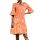 thumbnail image 3 of Vestido corto de verano en línea A para mujer Color sólido/impresión floral Vestido de manga corta y cuello en V Nituyy Vestido pastel estampado de mujer con cuello en V, 3 of 5