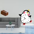 thumbnail image 2 of Organizador De Pañuelos Rectangular Multifuncional Y Reloj De Pared De Madera Con Diseño De Pingüino De Dibujos Animados Para Cocina, Coche, Dormitorio, Decoración Del Hogar, Bonitos, 2 of 8