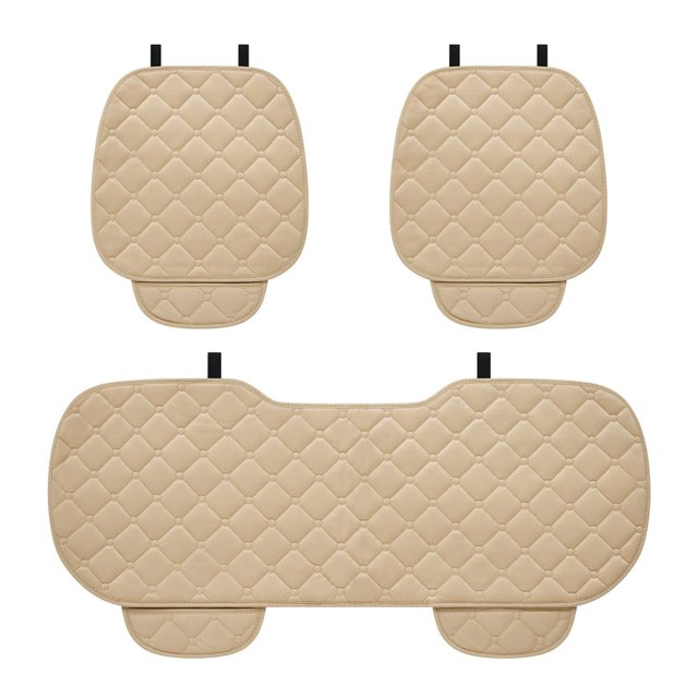 Plush Car Seat Cushion Non-slip Front Rear Seat Pad Interior Decor