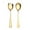 Gold, variant on 2Pcs/set Black Gold Cutlery Set Stainless Steel Dinnerware Silverware Flatware