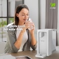 thumbnail image 2 of AIRHOP Instant Hot Water Dispenser, Quick Heating Countertop Water Dispenser with Child Locks, Adjustable 5 Temp 3 Water Volume Dispense, 100OZ 3L Removable Tank, Ideal for Home Office Kitchen, White, 2 of 7
