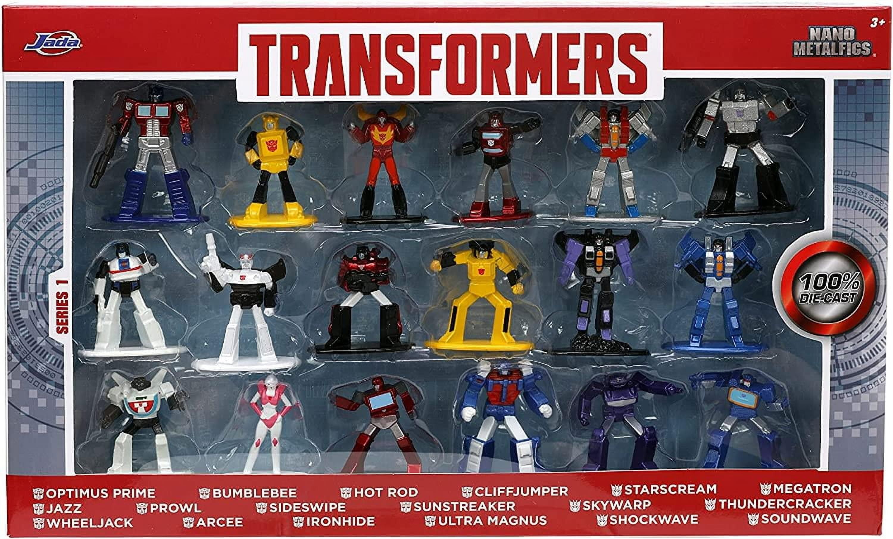 Jada Toys Transformers, 18-Pack 1.65