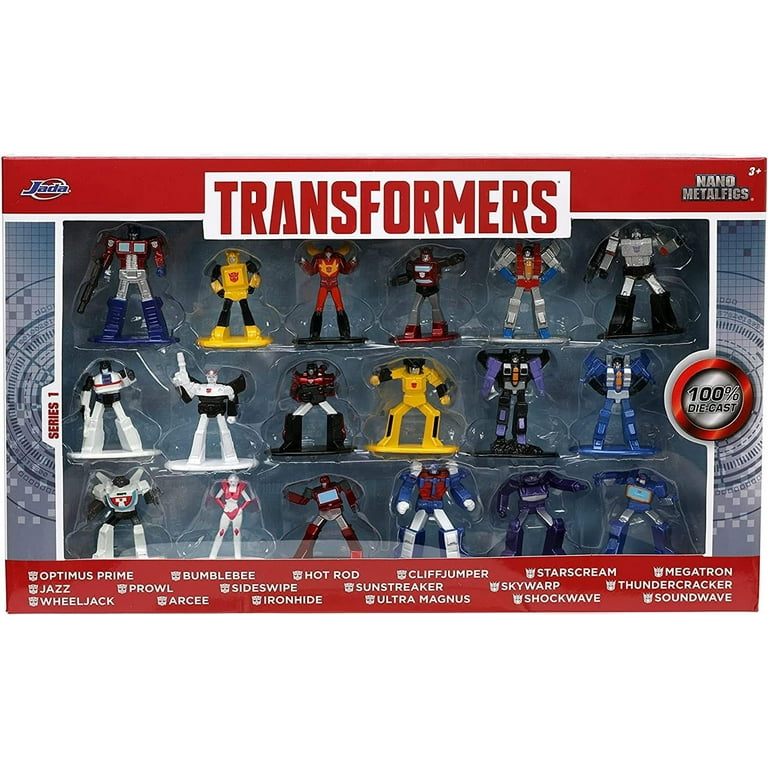 極小！NANOサイズ！ジャダトイズ　トランスフォーマー　コンボイ　ダイキャスト Jada Toys Transformers, 18-Pack 1.65