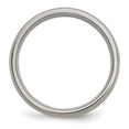 thumbnail image 2 of Diamond2Deal Titanium Brushed with 14k Gold Inlay 6mm Grooved Men's Band Size 13, 2 of 5