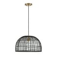 thumbnail image 3 of Trade Winds Lighting 1-Light Pendant Light In Black, 3 of 6