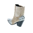 thumbnail image 3 of CAPE ROBBIN Women Flame Pattern Cowboy Boot - Block Heel Western Boot - Chunky Heel Ankle Boot, 3 of 4