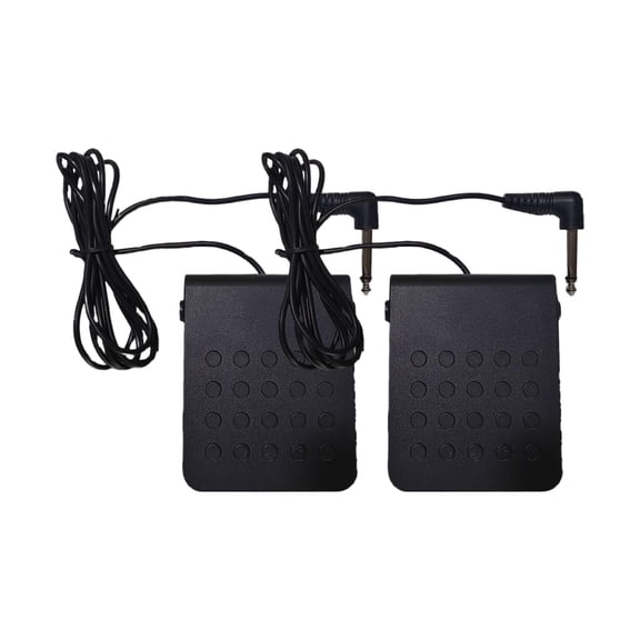 LeeQinersw 2Pcs Electronic Drum Pedal Portable Lightweight Compact Anti Slip Foot Pedal