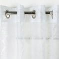 thumbnail image 2 of SAFAVIEH Zandria Floral Leaf Grommet Curtain Window Panel, 52" x 96", Beige, 2 of 4